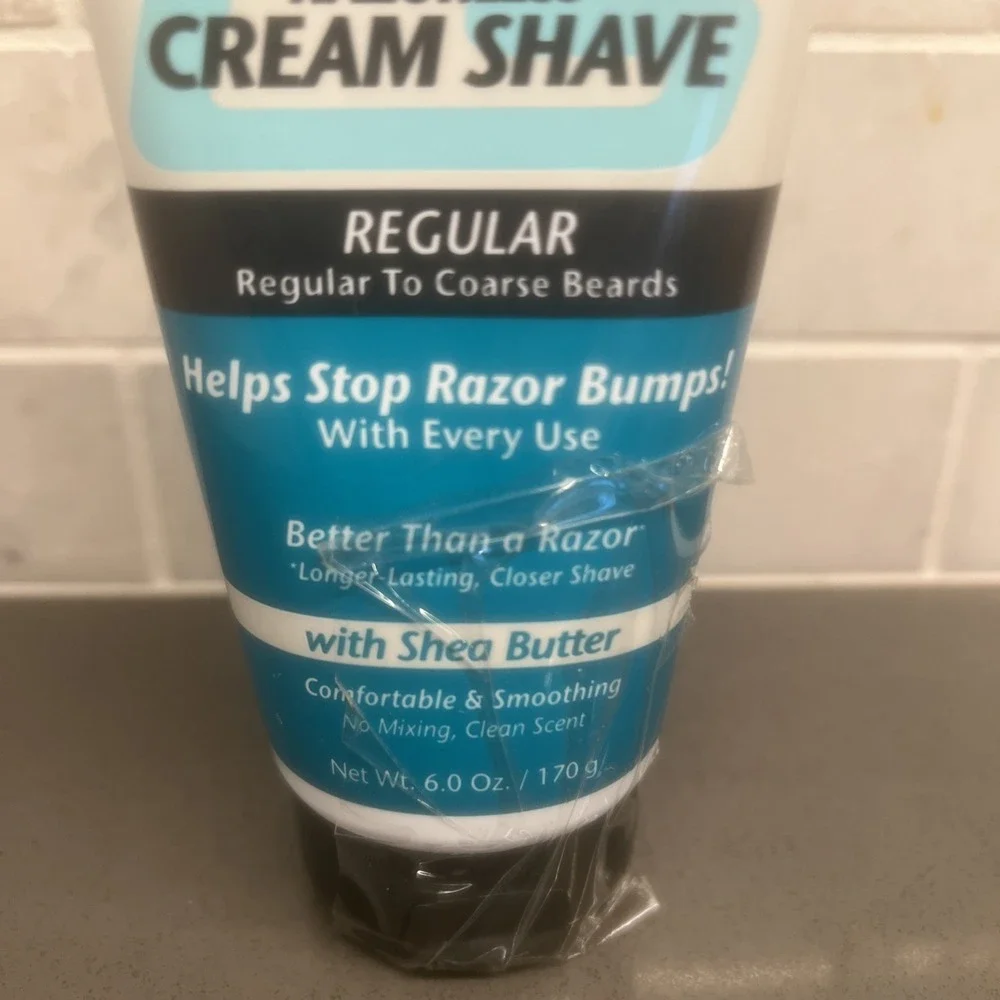 NEW-Regular Razor List Magic cream Shave 6oz